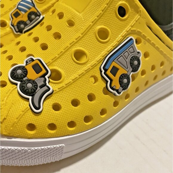 Skechers Boys Foamies Guzman Steps Hydro Squad Clogs Toddler Size 8 Yellow Black - Picture 15 of 16